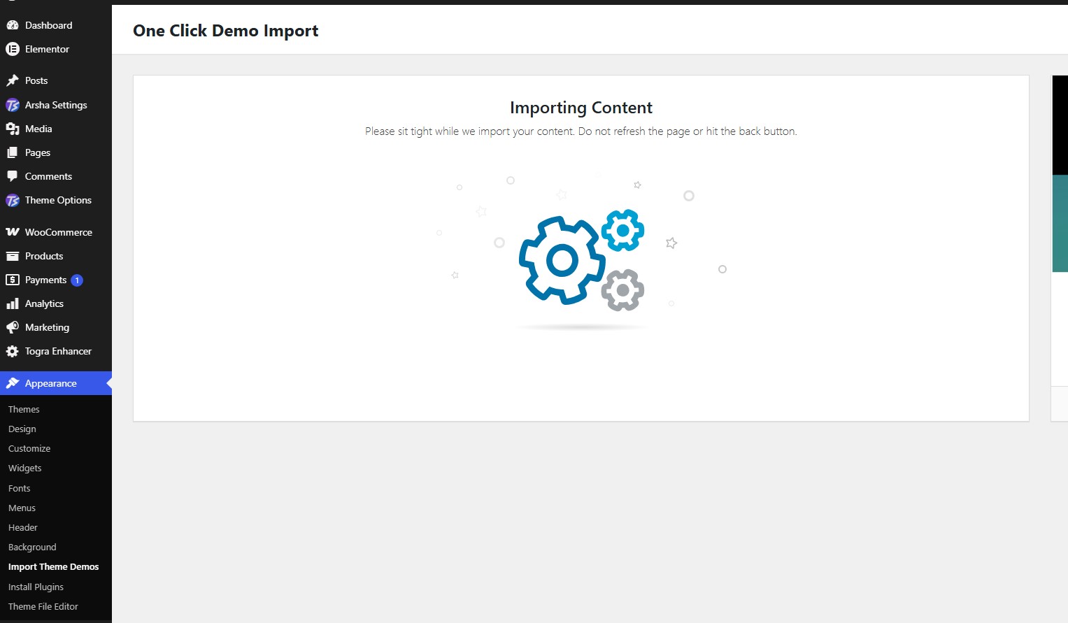 Confirm Import