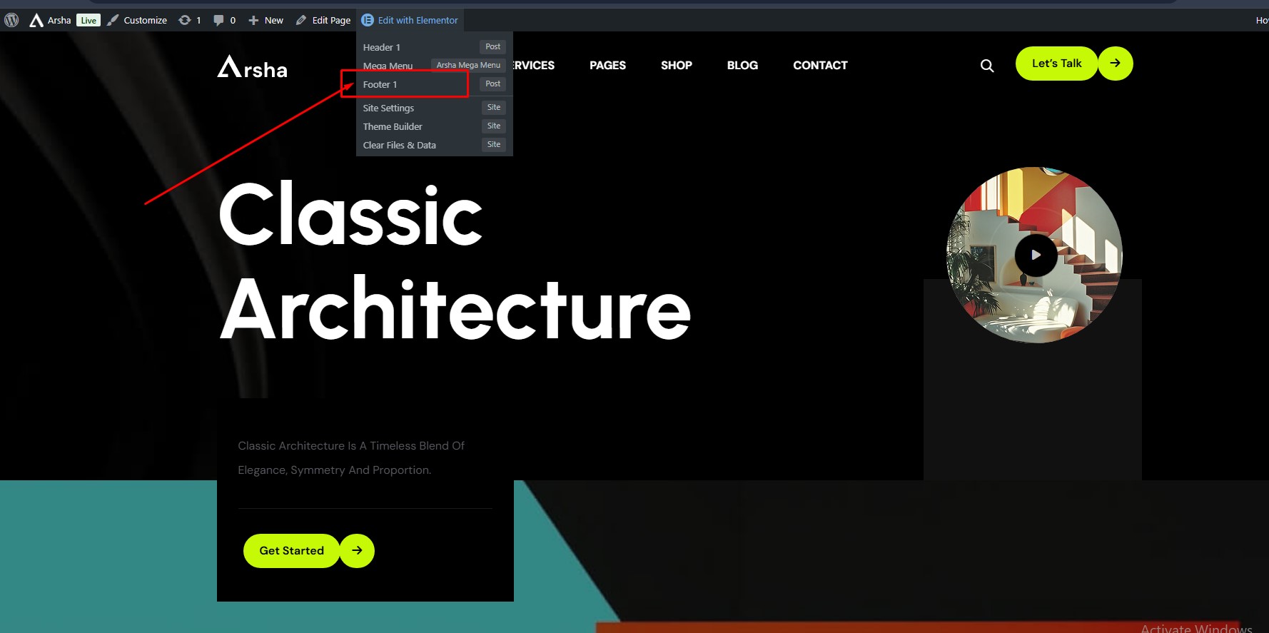 Footer Style